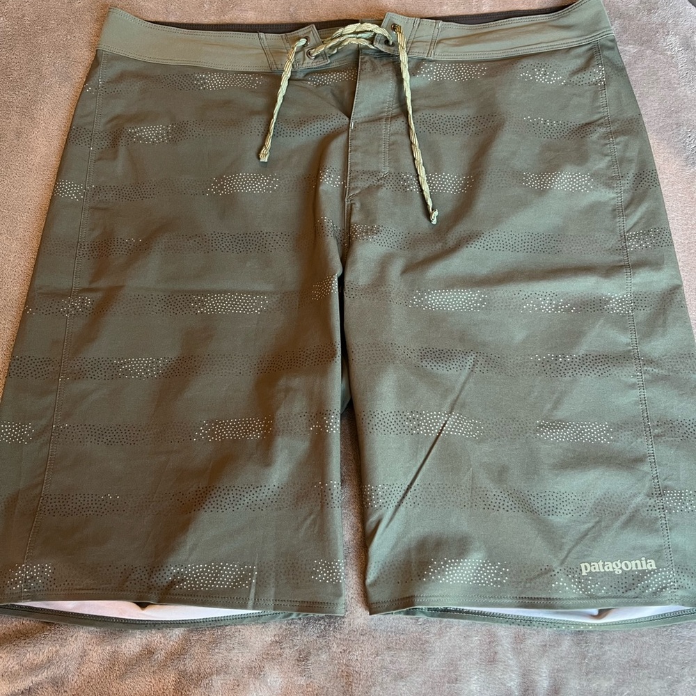 Patagonia Men's Green Swim Shorts